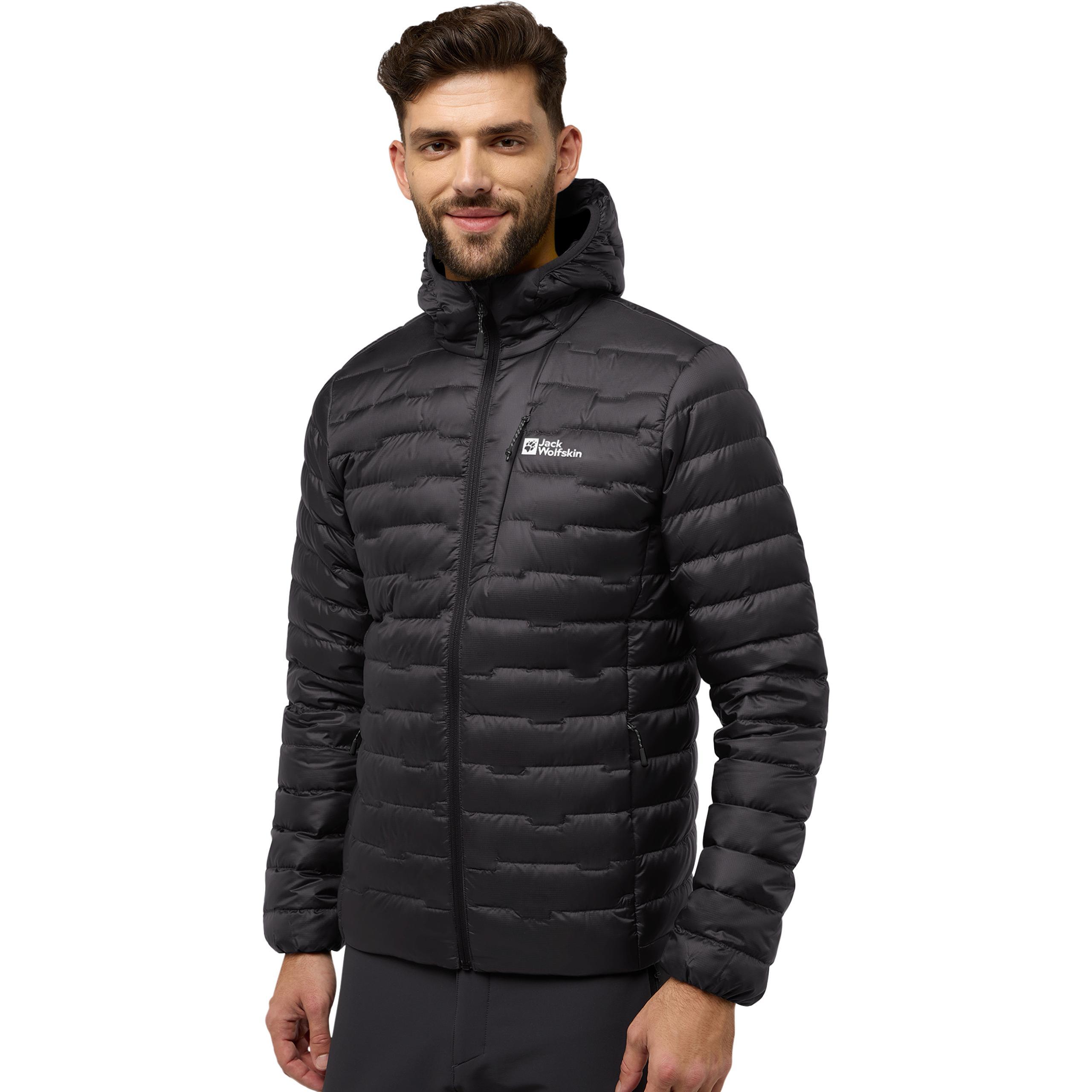 Пуховик мужской Jack Wolfskin Passamani Down Hoody M Rds A61831_6350 XXL темно-серый фото 1
