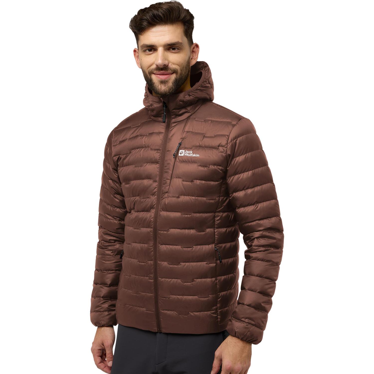 Пуховик мужской Jack Wolfskin Passamani Down Hoody M Rds A61831_D0107 L коричневый