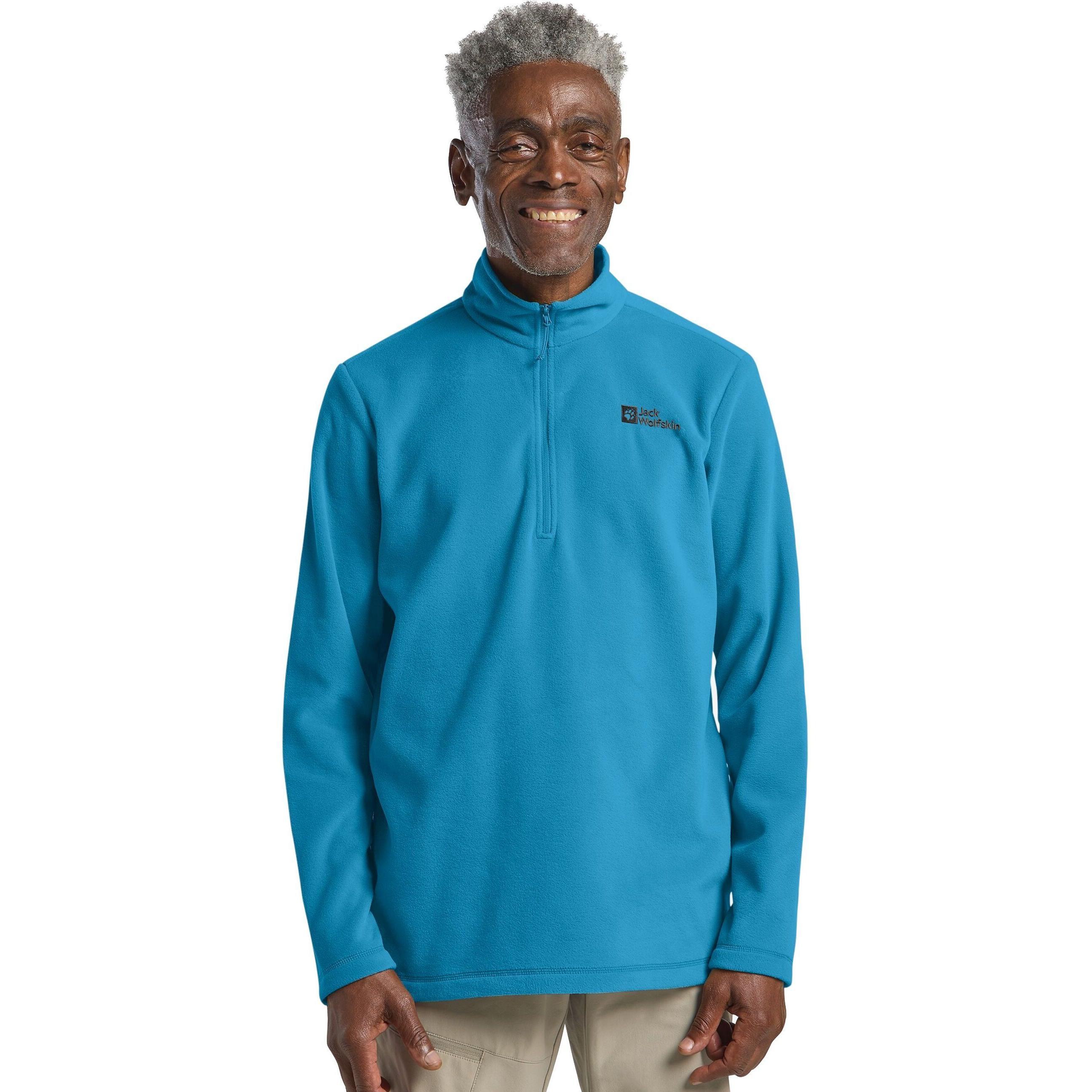 Кофта флисовая мужская Jack Wolfskin Taunus Hz M 1709522_8026 XXL голубая фото 1