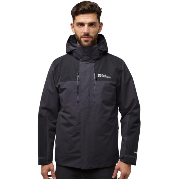 

Куртка мужская Jack Wolfskin Jasper 3In1 Jkt M A61858_6350 XL темно-серая