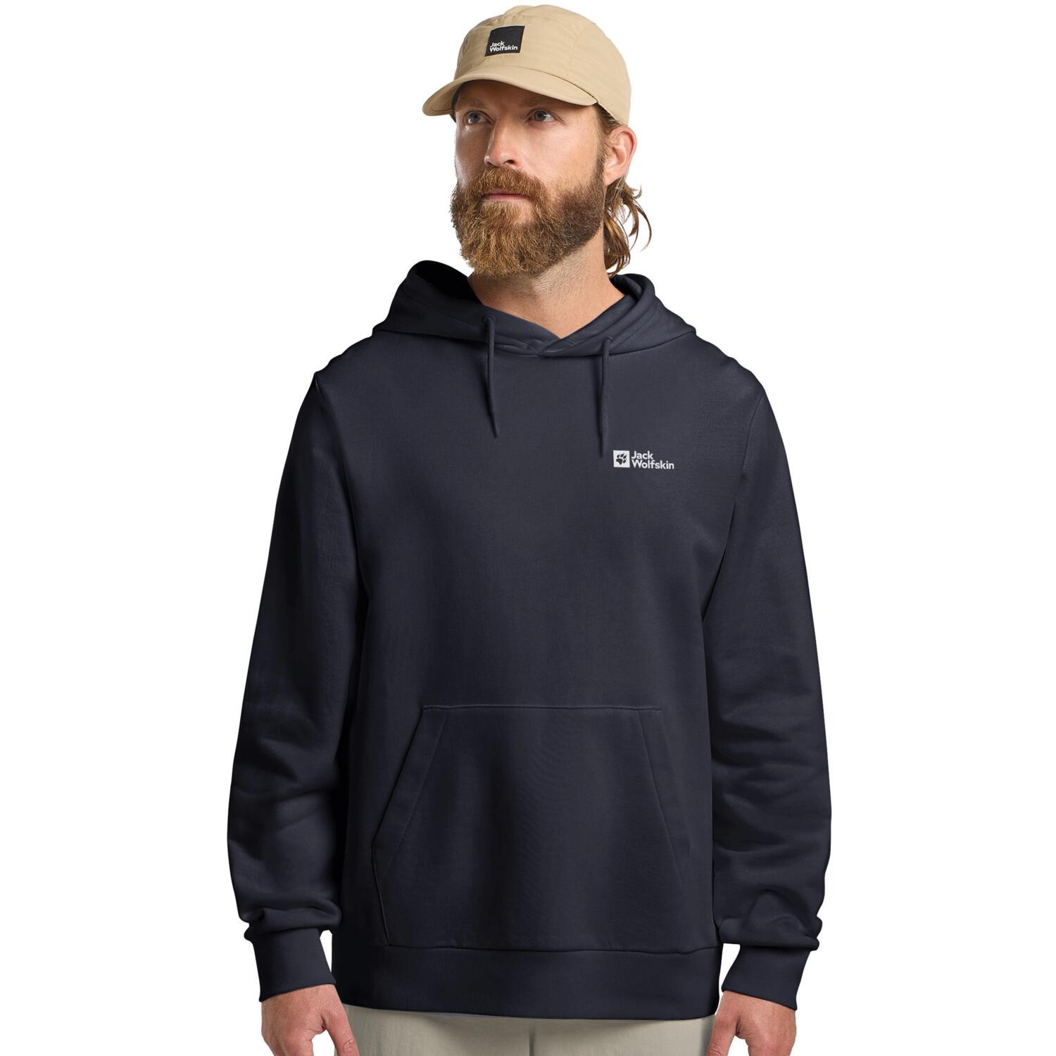Худи мужские Jack Wolfskin Essential Hoodie M A63872_C0413 XL синий фото 