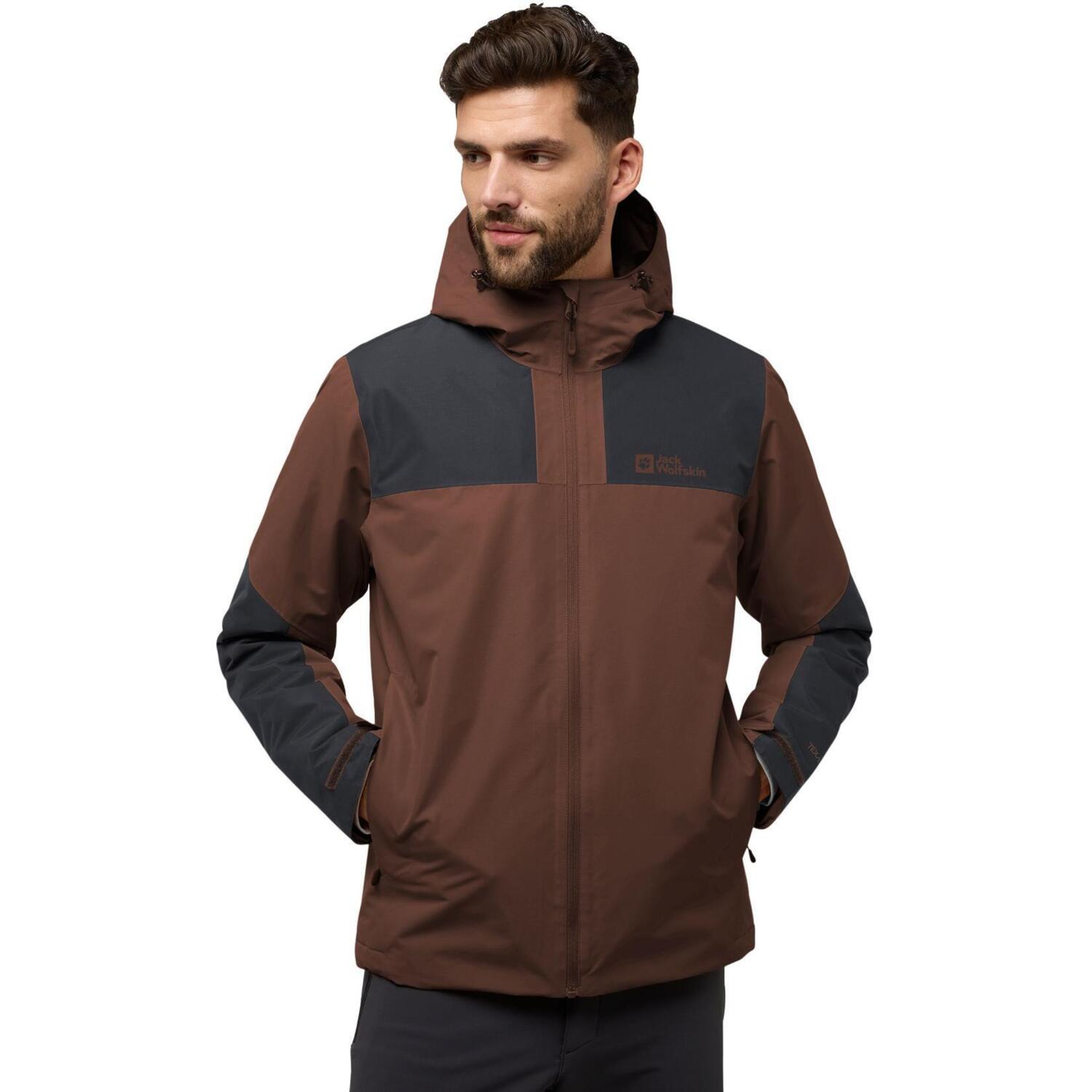 Куртка утеплена чоловіча Jack Wolfskin Jasper Ins Jkt M A61872_D0107 XL коричнева