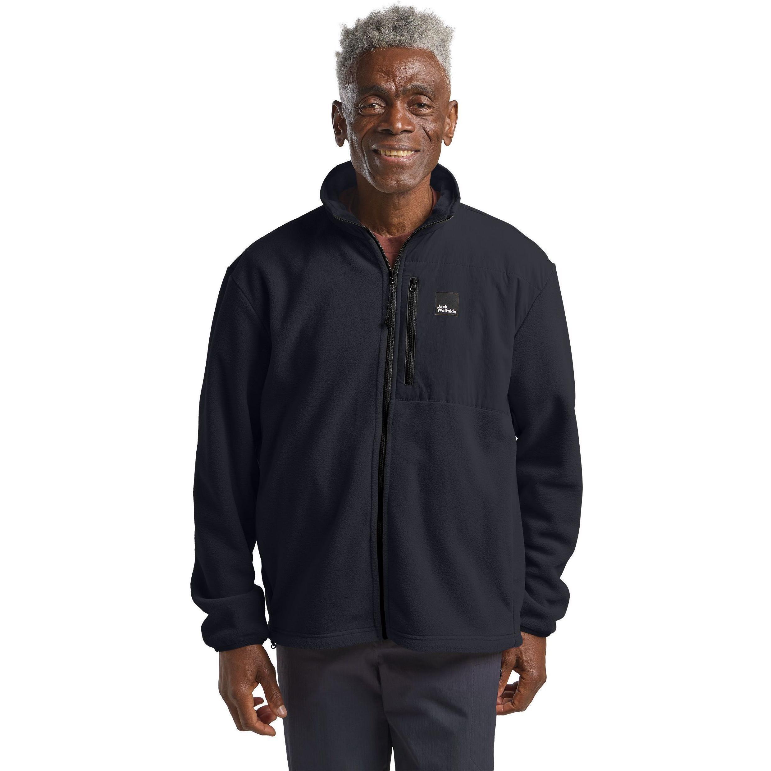 Кофта флисовая мужская Jack Wolfskin Sumetro Fz M A64108_6000 S черная фото 1