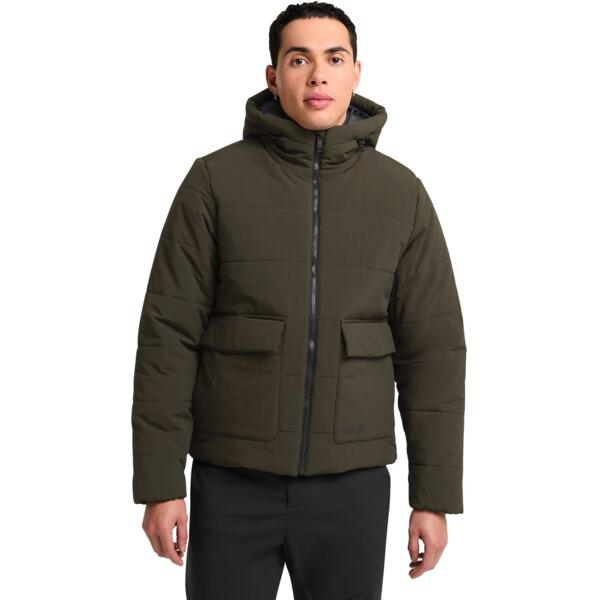 

Пуховик мужской Jack Wolfskin Northern Lite Hooded Jkt M A65023_E0205 S хаки