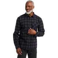 Рубашка мужская Jack Wolfskin Lite Flannel Shirt M A65026_T0156 S черная/серая