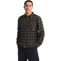 Рубашка мужская Jack Wolfskin Lite Flannel Shirt M A65026_T0328 XL хаки/черная