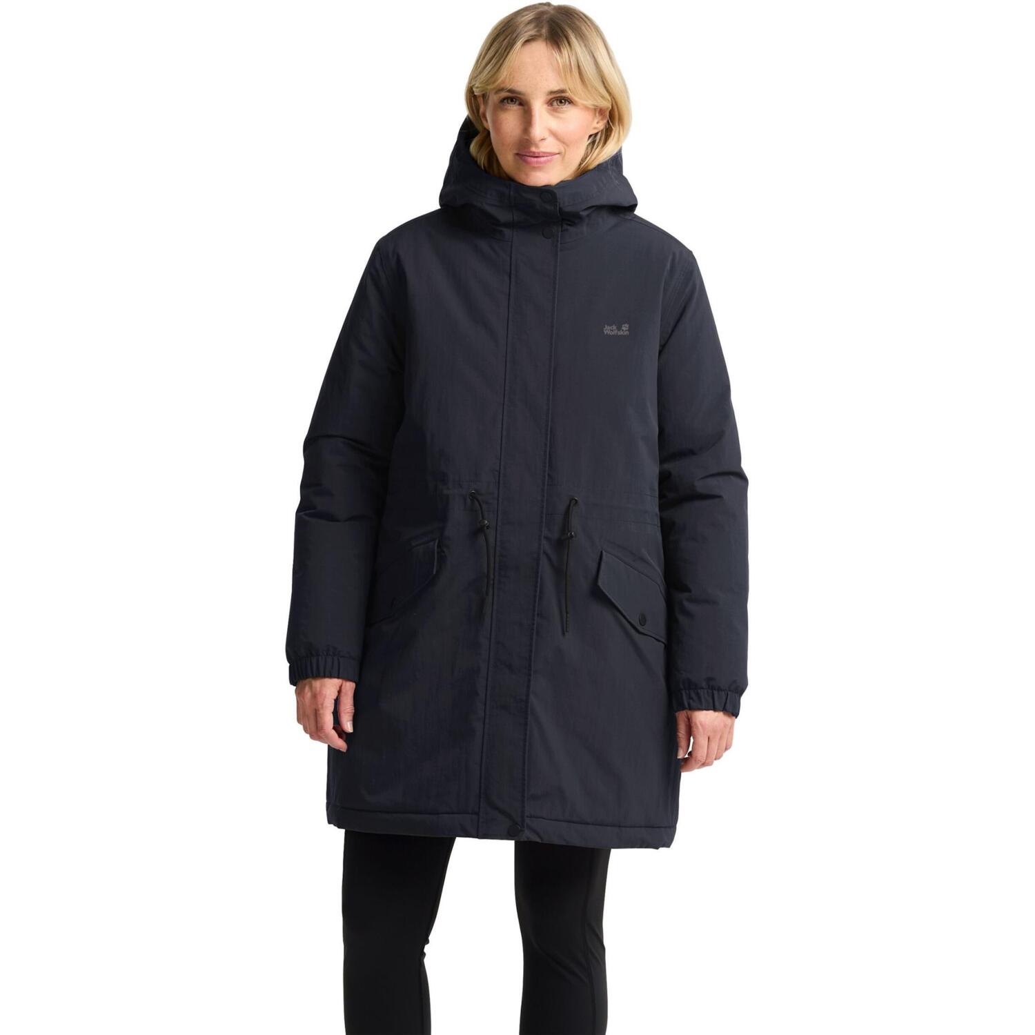 Парка жіноча Jack Wolfskin Chilly Frt Parka W A65066_C0413 XS темно-синя