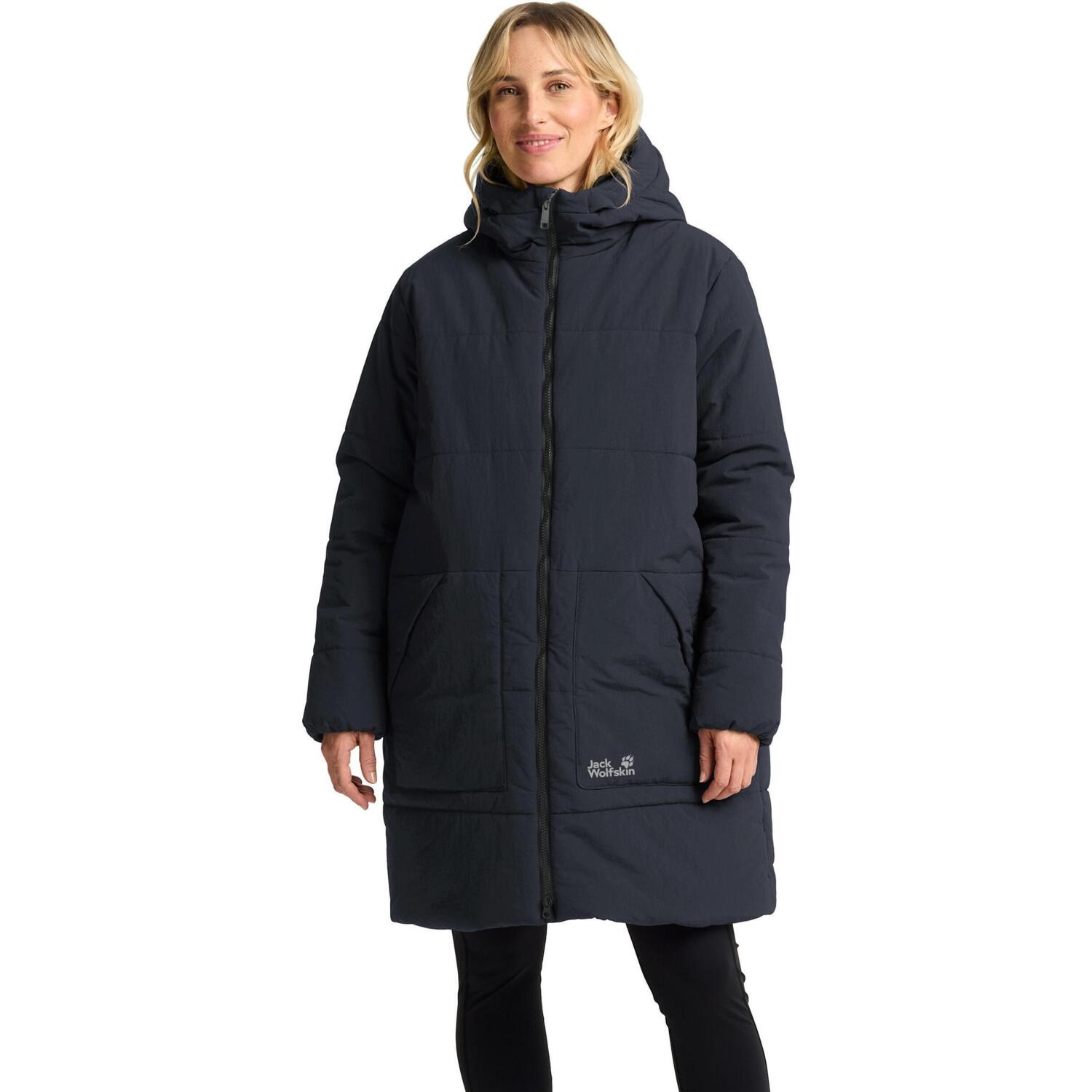 Полупальто женское Jack Wolfskin Northern Lite Coat W A65067_C0413 S темно-синее фото 