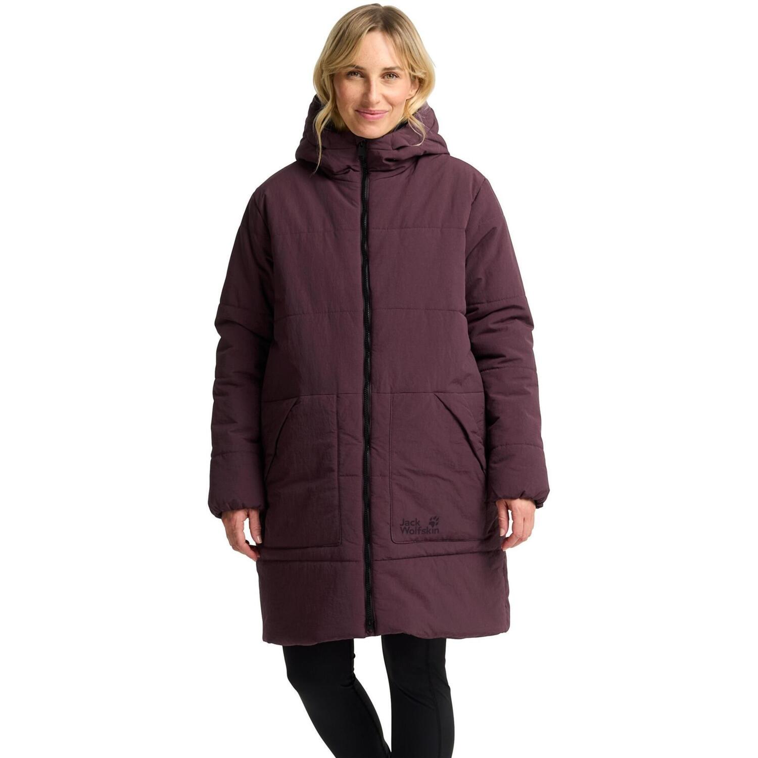 Полупальто женское Jack Wolfskin Northern Lite Coat W A65067_I0116 L сливовое фото 