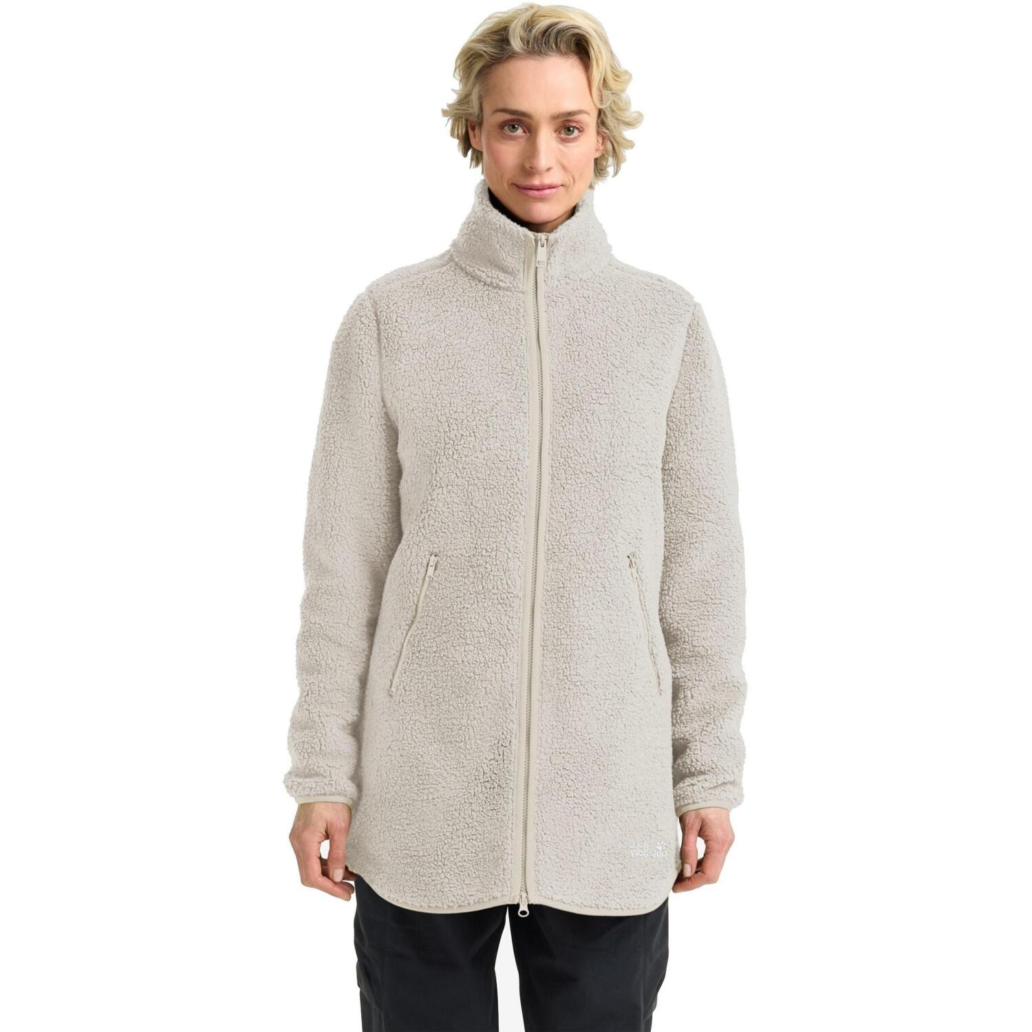 Кофта флисовая женская Jack Wolfskin High Curl Coat W A65074_A0056 XS бежевая