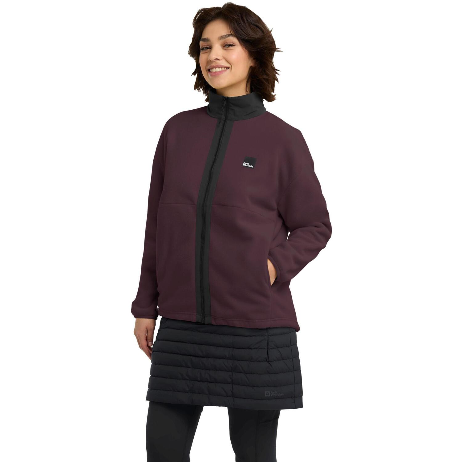 Кофта флисовая женская Jack Wolfskin Sumetro Fz W A65075_I0116 S сливовая