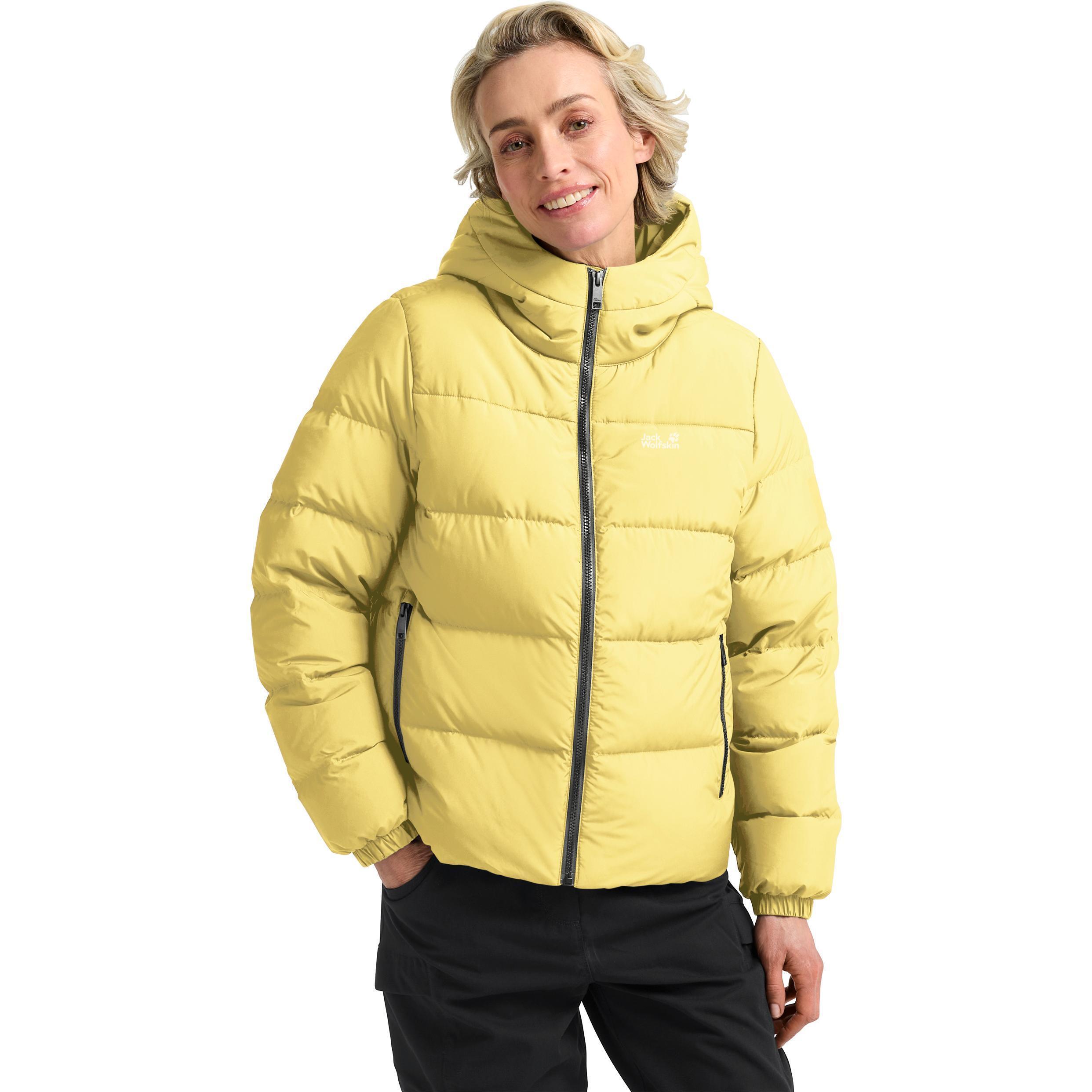 Пуховик женский Jack Wolfskin Frozen Palace Jkt W Rds A65097_M0064 XS желтый фото 1