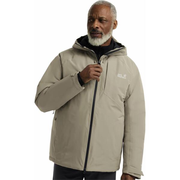 

Пуховик мужская Jack Wolfskin Icecape 2L Down Ins Jkt M Rds A65299_5940 L бежевая