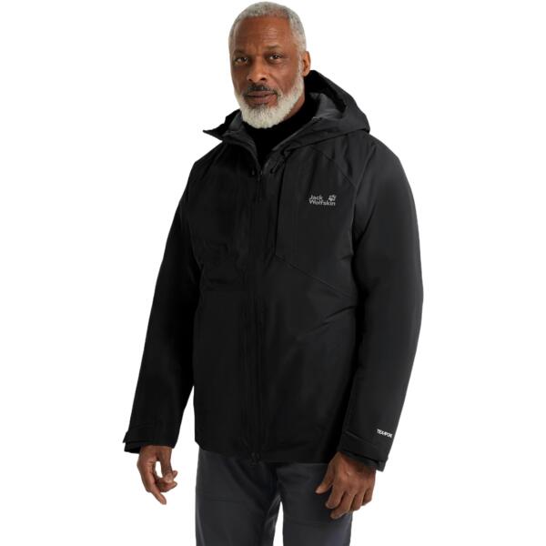 

Пуховик мужская Jack Wolfskin Icecape 2L Down Ins Jkt M Rds A65299_6000 M черная