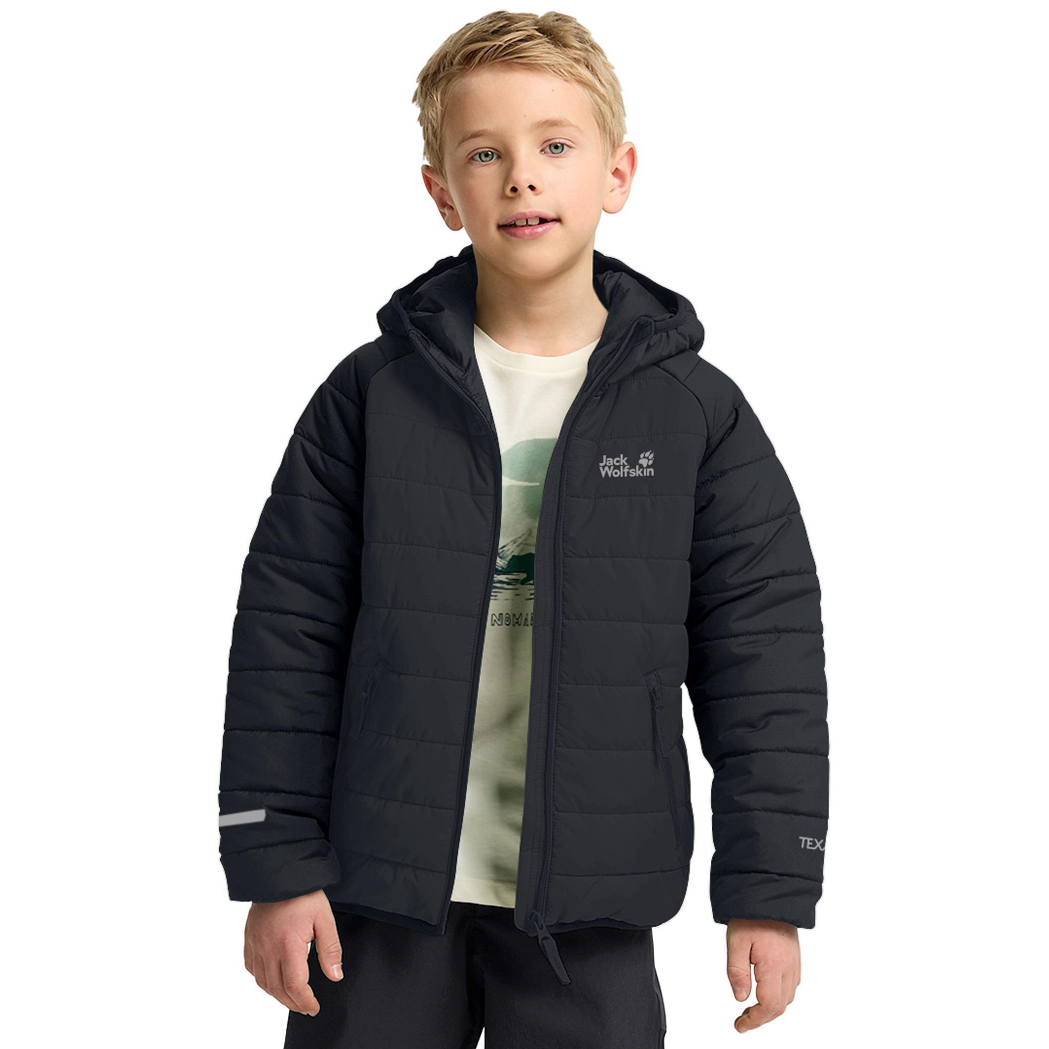 Куртка дитяча Jack Wolfskin New Zenon Jacket K A65455_6350 128 темно-сірафото1