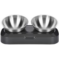 Кормушка двойная с металлическими мисками Lapka (LPK-27)