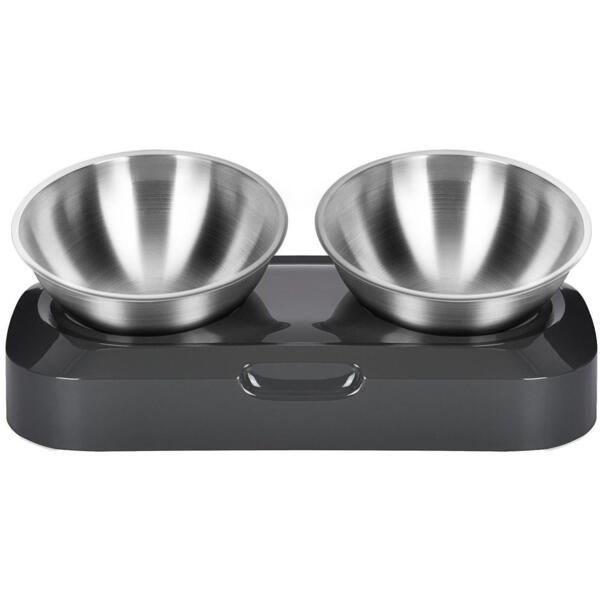 

Кормушка двойная с металлическими мисками Lapka (LPK-27)