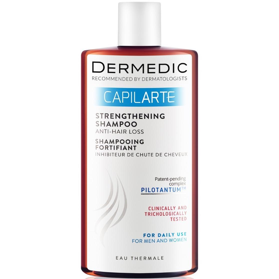 Шампунь зміцнюючий Dermedic Capilarte проти випадіння волосся 300 млфото1
