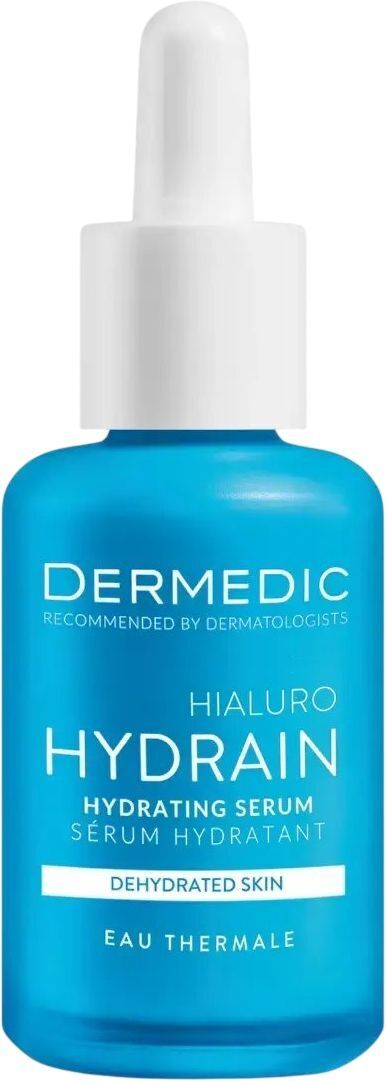 Увлажняющая сыворотка Dermedic Hydrain 3 Hialuro для лица, шеи и зоны декольте 30 мл фото 1
