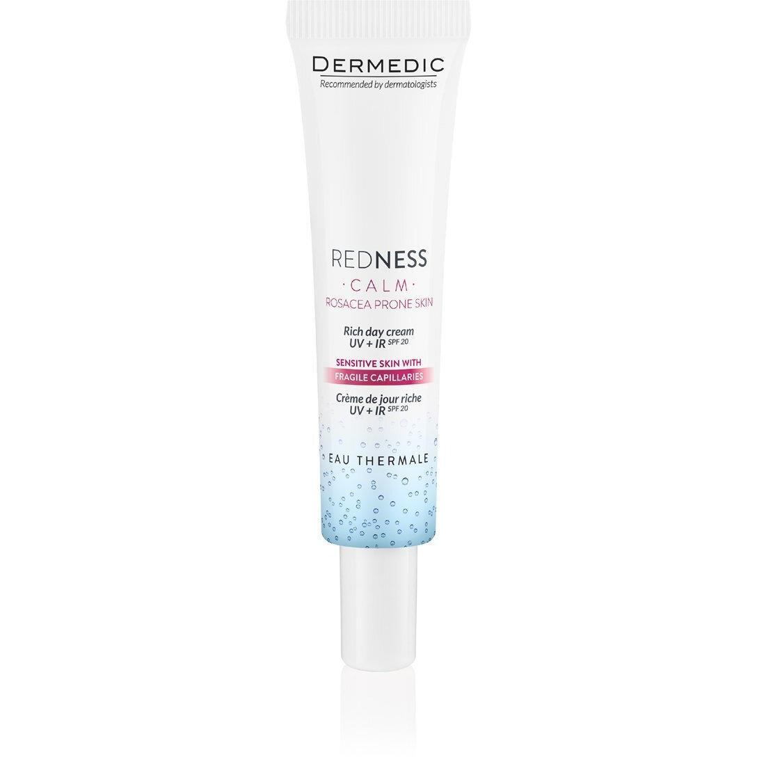 Крем денний живильний Dermedic Redness Calm UV+IR SPF20 40 млфото