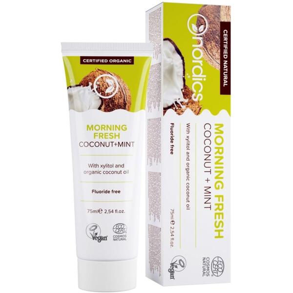 

Зубная паста Nordics Morning Fresh органическая с кокосовым маслом и мятой 75 мл