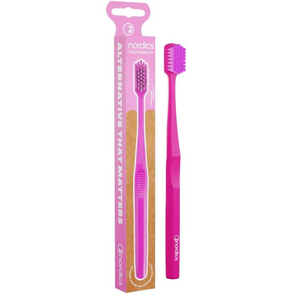 

Зубная щетка премиум Nordics 6580 Soft розовая