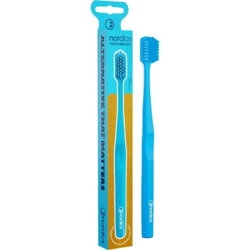 Зубна щітка преміум Nordics 6580 Soft блакитнафото1