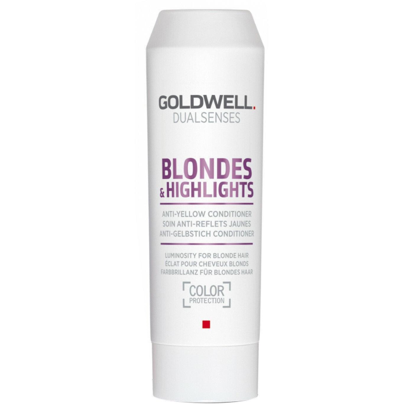 Бальзам против желтизны для осветленных волос Goldwell Dualsenses DSN Blondes&Highlights 200 мл фото 1