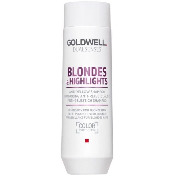 Шампунь против желтизны для осветленных волос Goldwell Dualsenses DSN Blondes&Highlights 100 мл фото 1