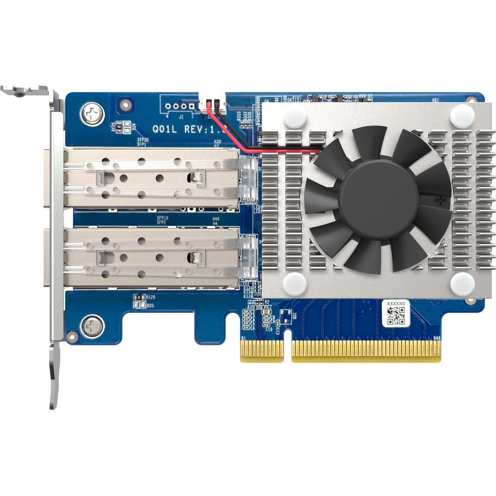 Сетевая карта QNAP Dual-port SFP+ 10GbE Gen3 x8 (QXG-10G2SF-NXE) фото 1