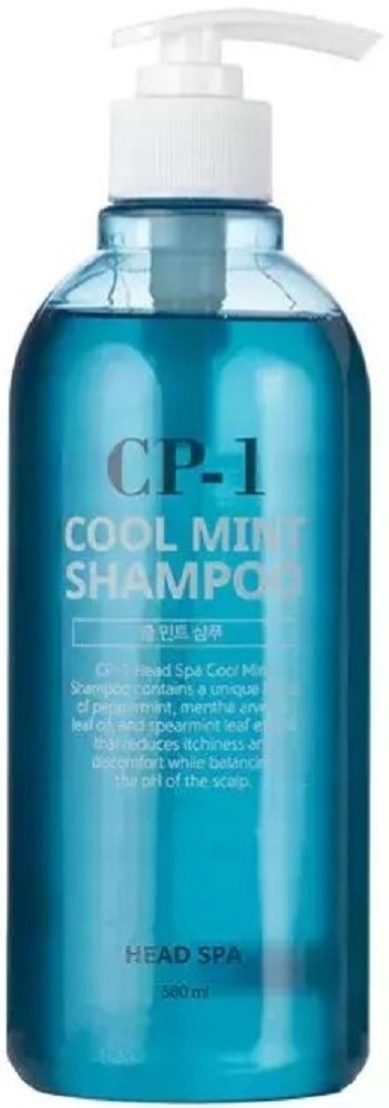 Шампунь для волос CP-1 Cool Mint Head Spa освежающий с ментолом 500 мл фото 1