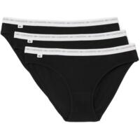 Женские трусы-слипы Lacoste 8F1338031 M 3 шт. черный-антрацит