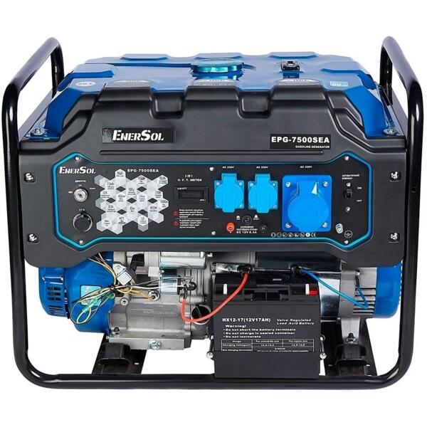 

Генератор бензиновый EnerSol 230В 7.5кВт (EPG-7500SEA)