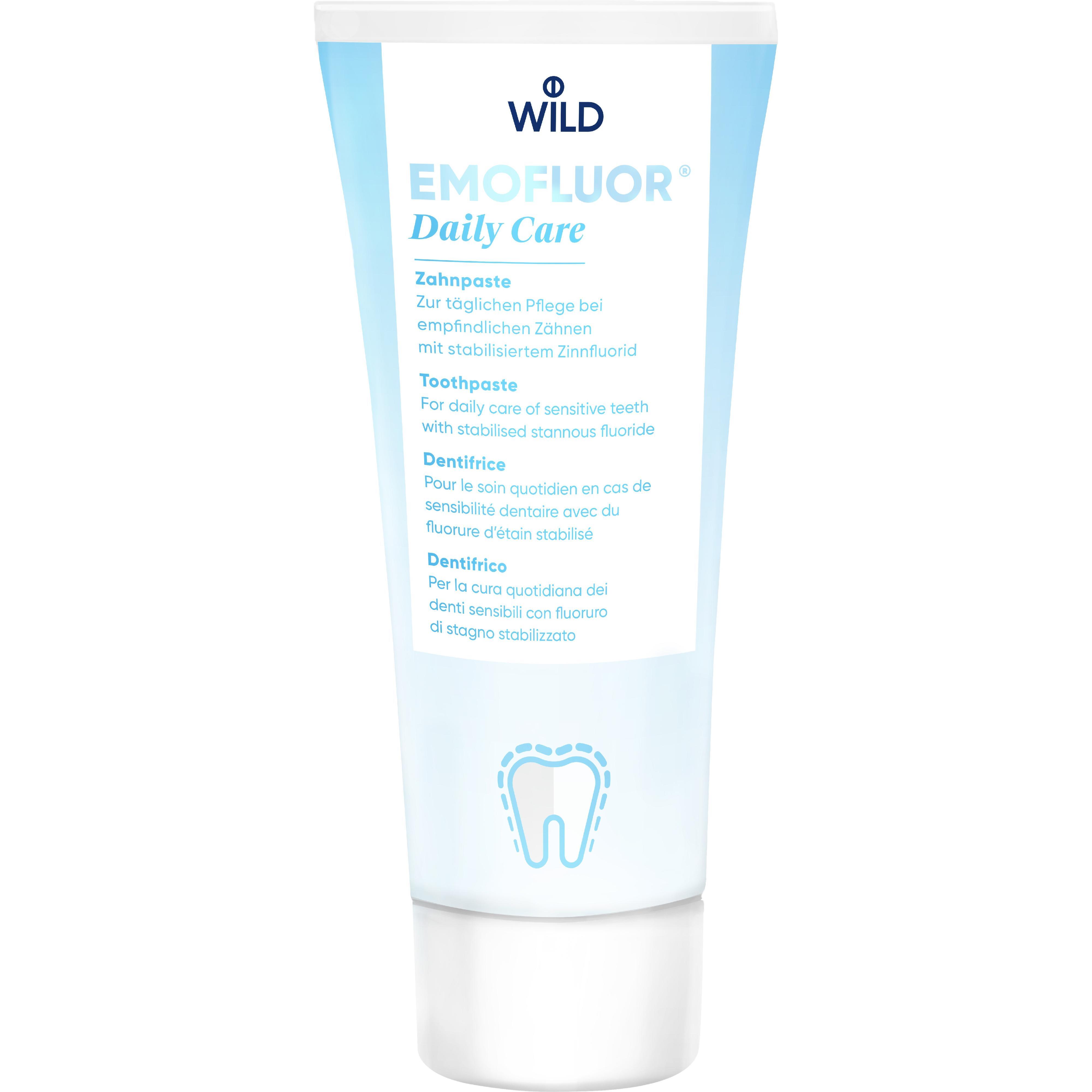 Зубная паста Emofluor Daily Care со стабилизированным фторидом олова 75 мл фото 1