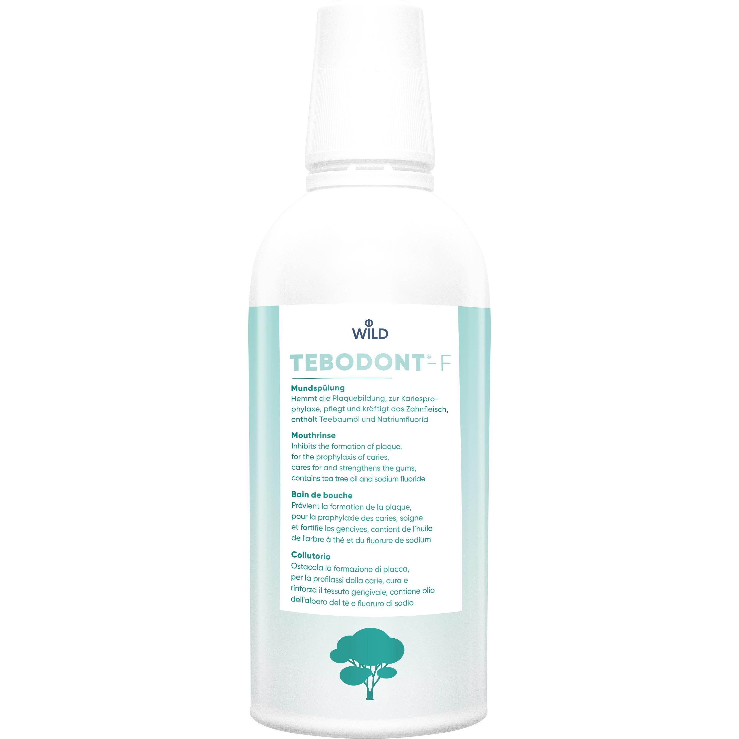 Ополіскувач для порожнини рота Tebodont-F із фторидом 500 млфото1