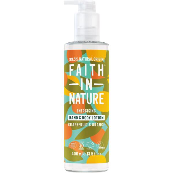 

Лосьон для рук и тела Faith In Nature Натуральный с грейпфрутом и апельсином 400 мл