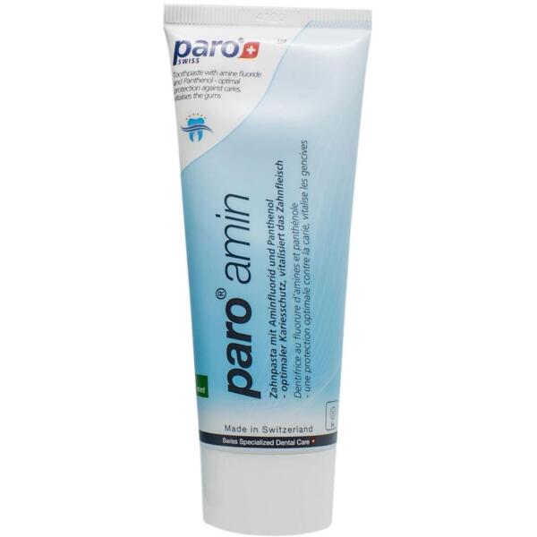 

Зубная паста Paro AMIN с аминофторидом 1250 ppm 75 мл