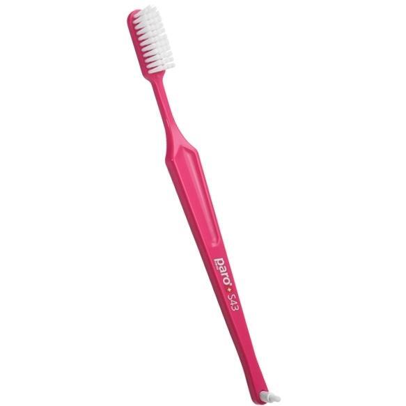 Зубна щітка Paro Toothbrush S43 монопучкова рожевафото1