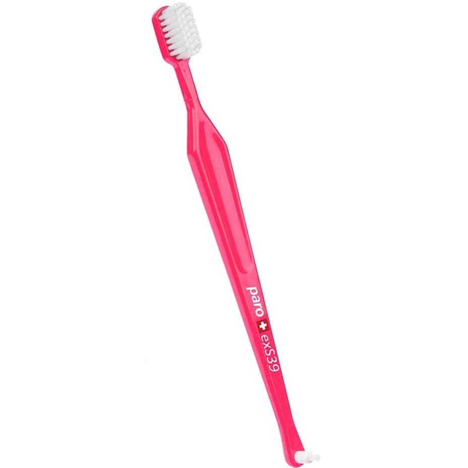 Зубна щітка Paro Toothbrush exS39 монопучкова рожевафото1