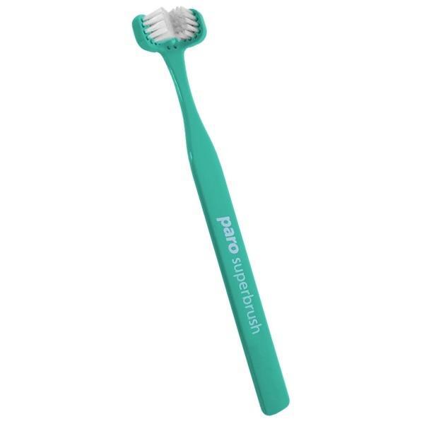 Зубна щітка Paro Toothbrush Superbrush бірюзовафото1
