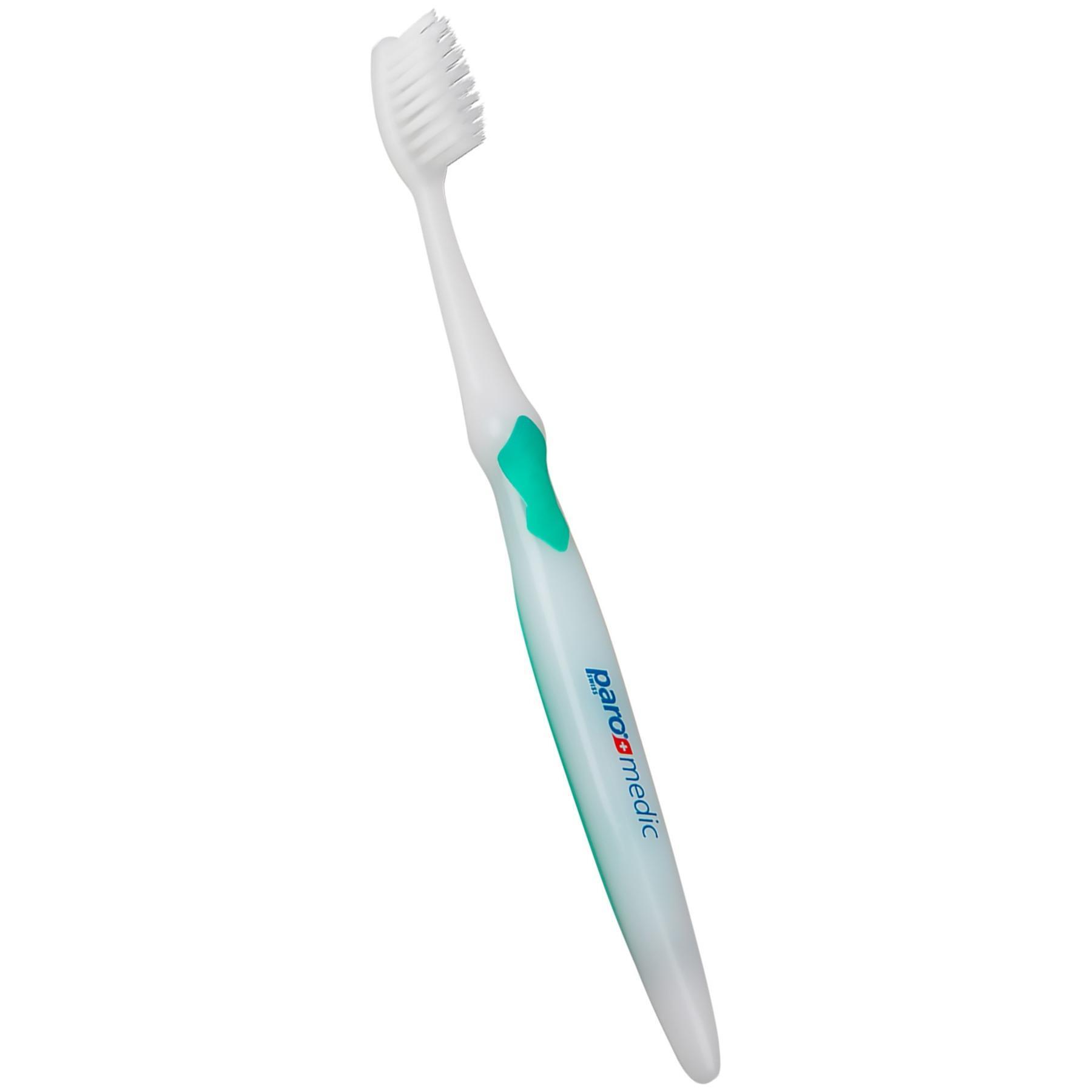Зубная щетка Paro Toothbrush Medic зеленая фото 1