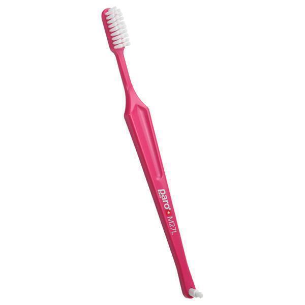 Зубная щетка Paro Toothbrush M27L монопучковая розовая фото 1