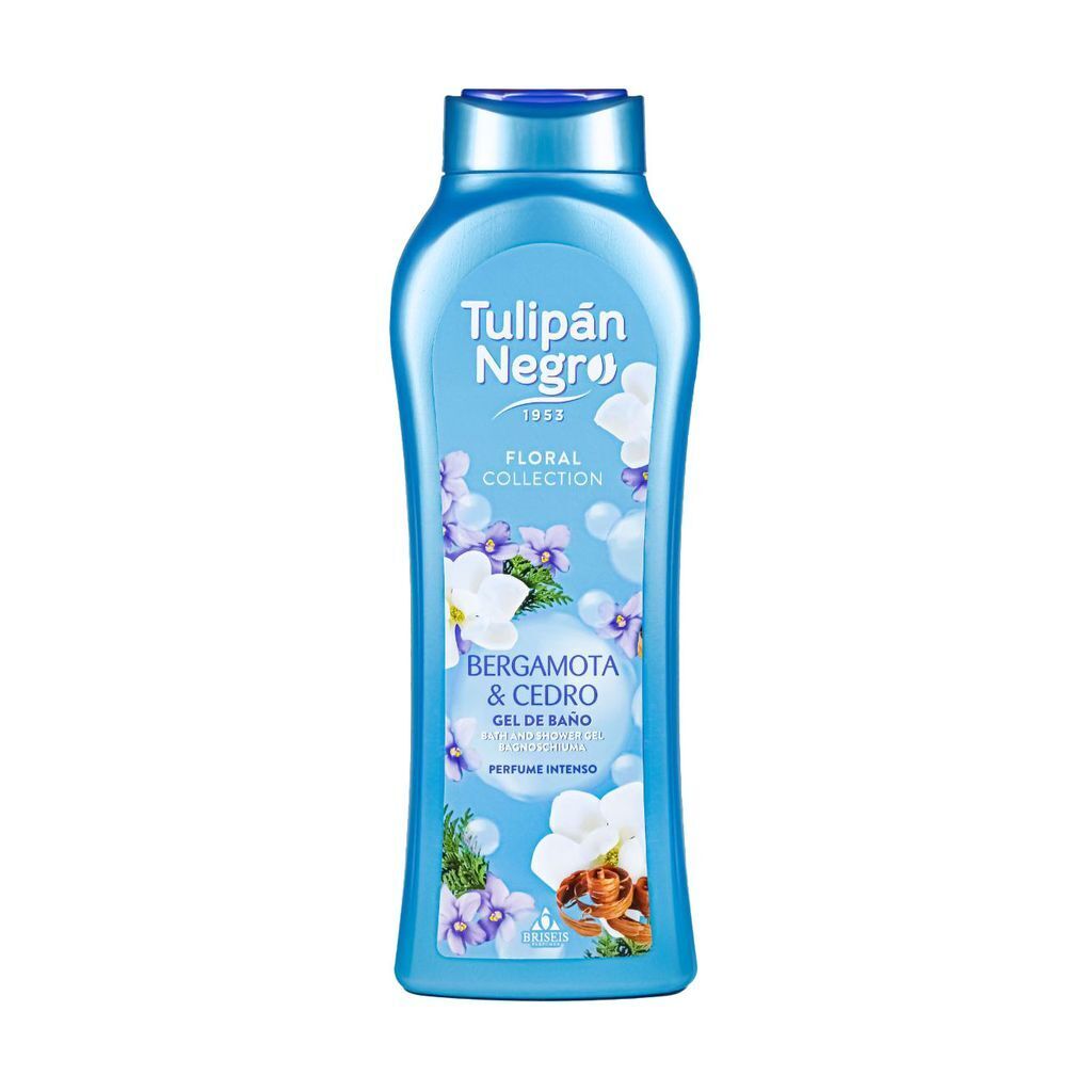 Гель для душа Tulipan Negro Floral парфюмированный Бергамот и Кедр 650 мл фото 1