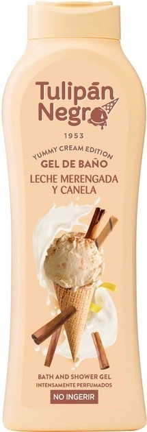 Гель для душа Tulipan Negro Yummy Cream Молочное безе 650 мл фото 1