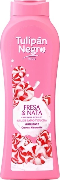 Гель для душа Tulipan Negro Клубничный крем 650 мл фото 1