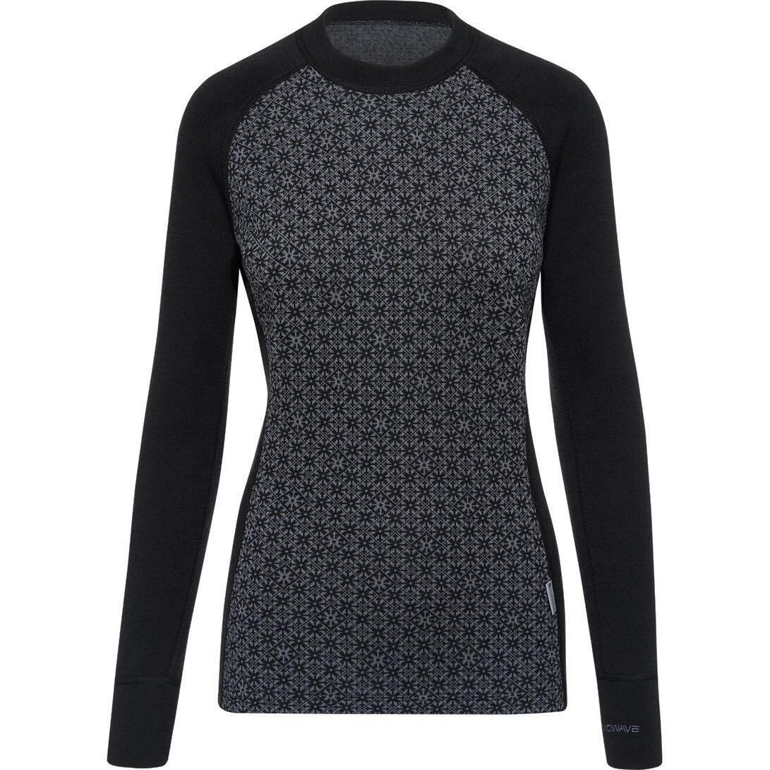 Нательное белье женское Thermowave Merino Snowfall 21FLOW422-972 M черное/серое фото 1