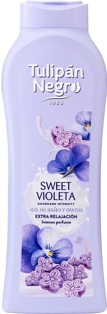 Гель для душа Tulipan Negro Сладкая фиалка 650 мл фото 1