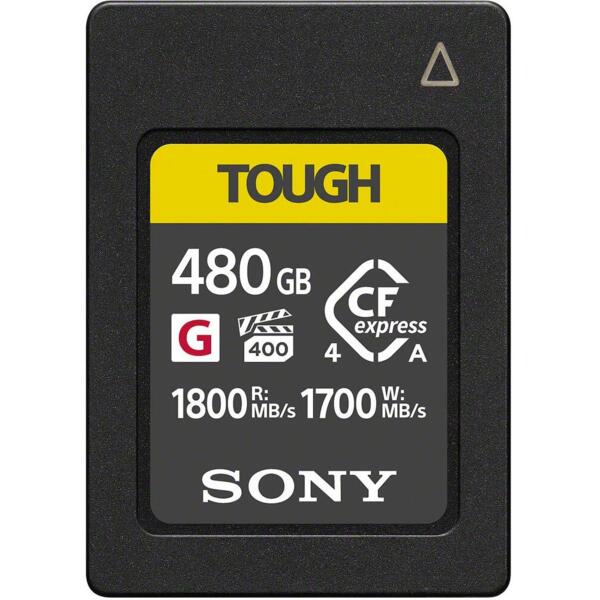 

Карта памяти Sony CFexpress Type A 480GB R1800/W1700MB/s Tough (CEAG480T.CE7)