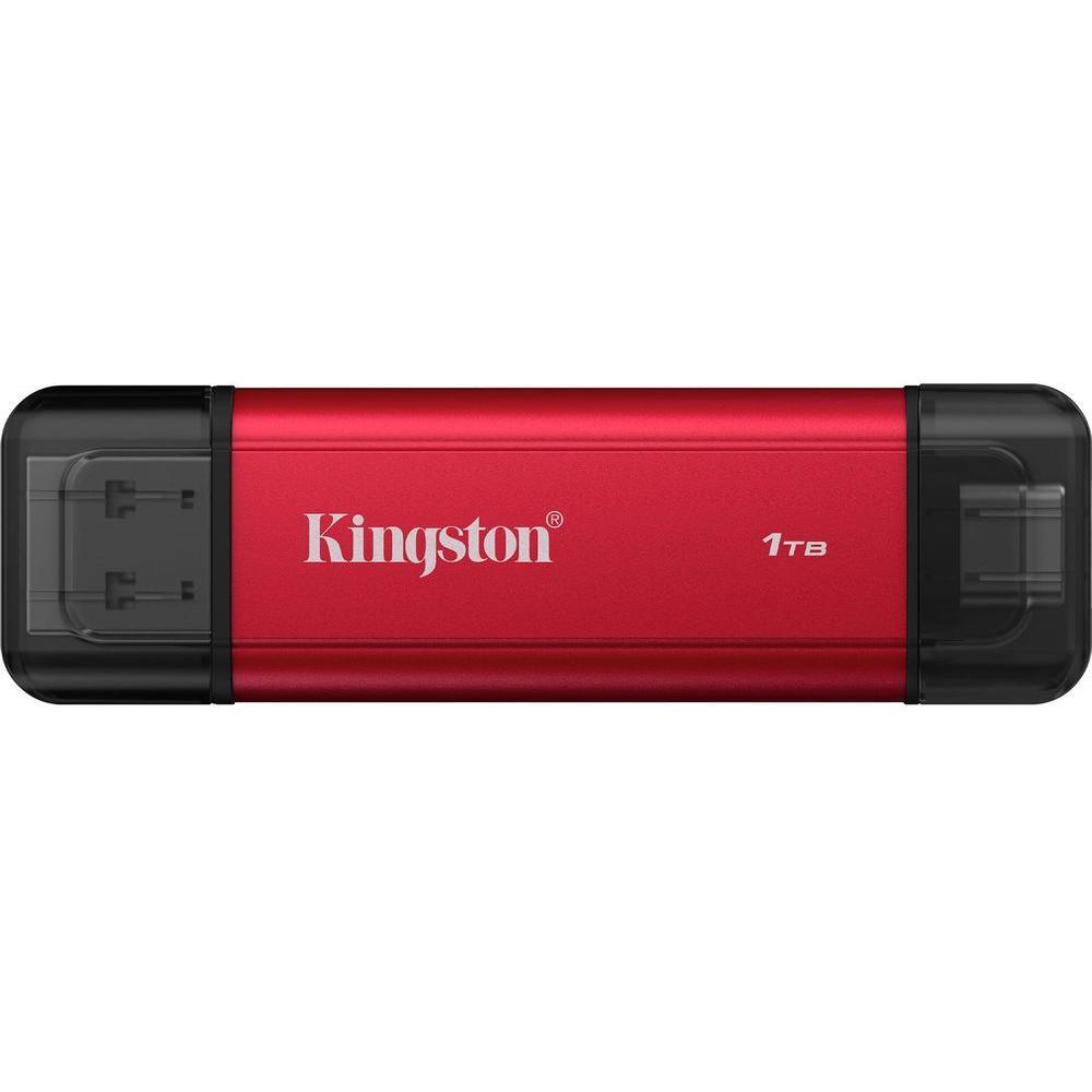 Портативный SSD Kingston 1TB USB 3.2 Gen 2 Dual USB-A R1050/W950MB/s (SPSD/1TB) фото 1