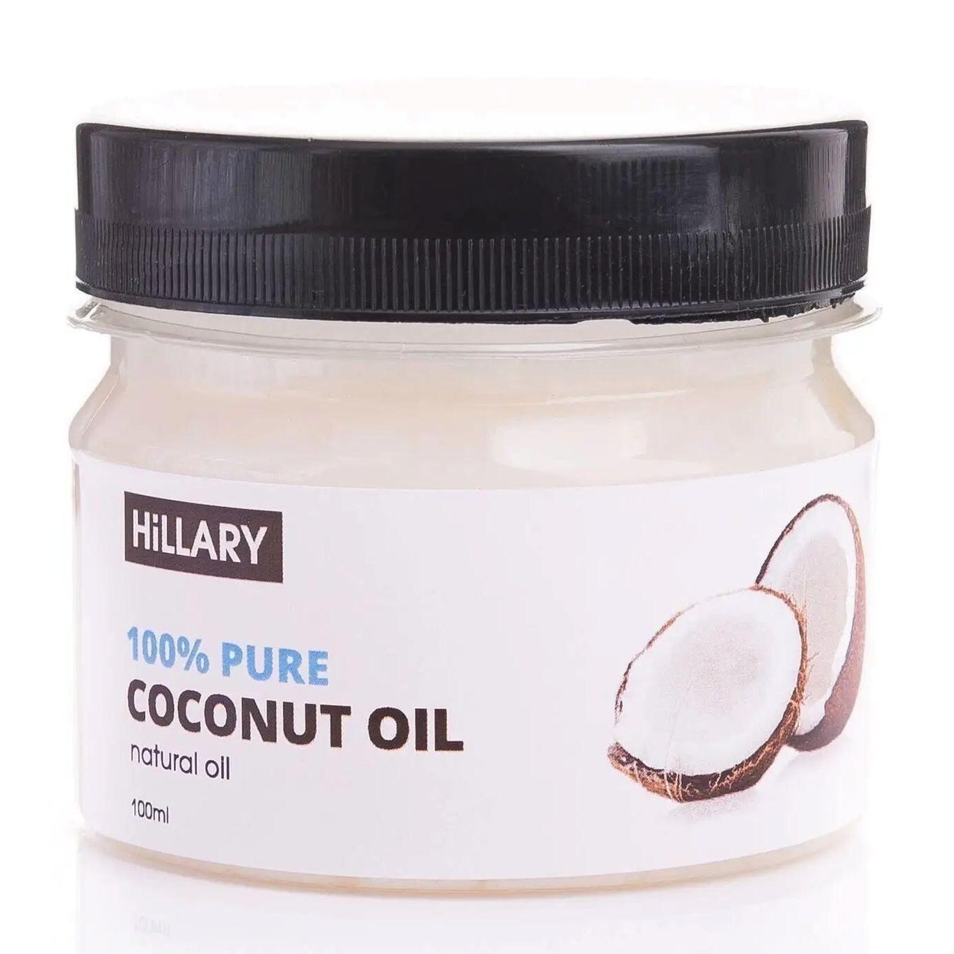 Рафинированное кокосовое масло Hillary Pure Coconut Oil 100 мл фото 1